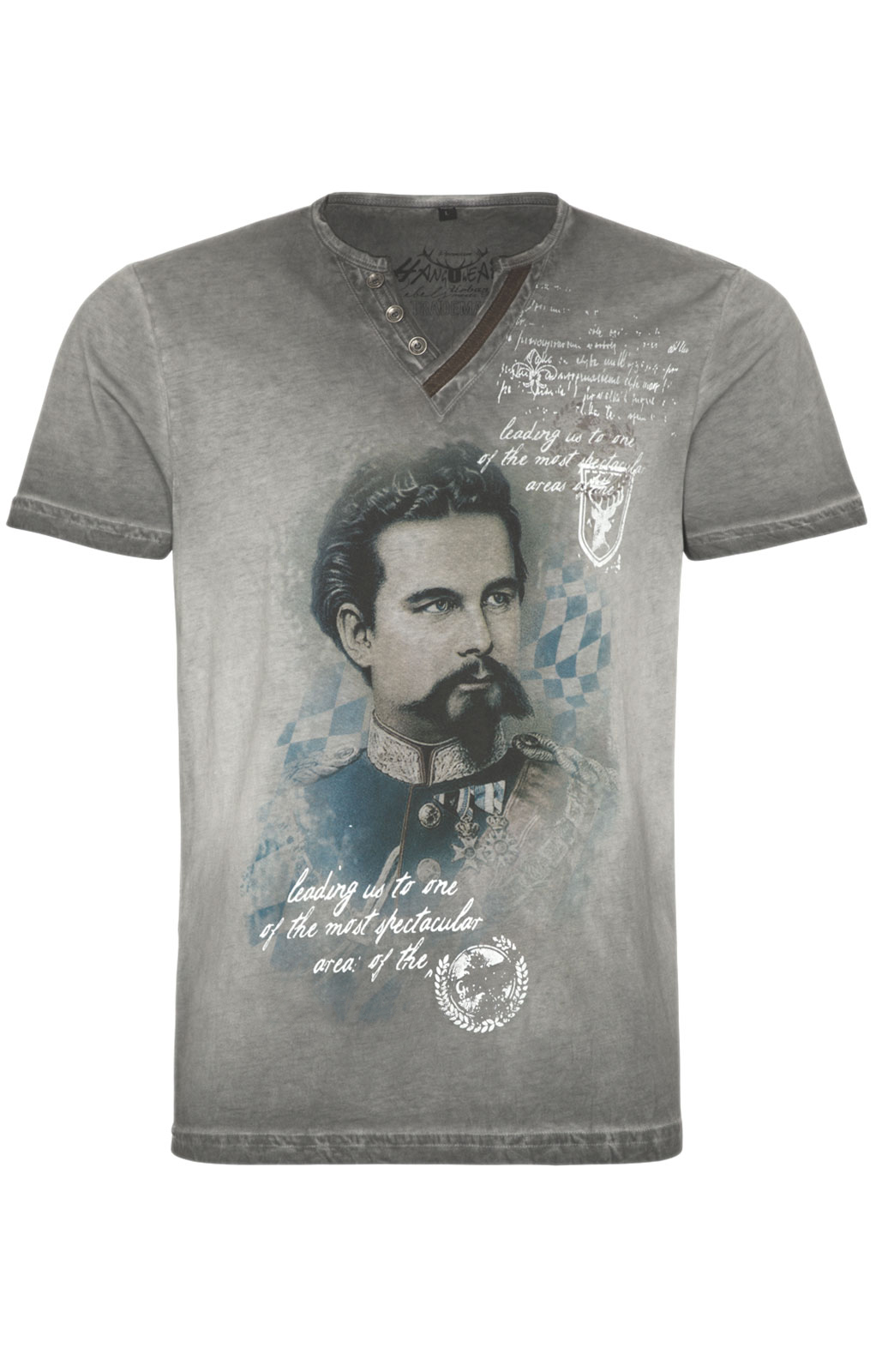 weitere Bilder von AR T-Shirt ALMONT "König Ludwig" anthrazit