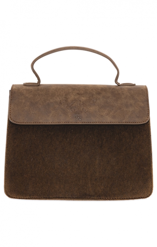 Traditional Handle bag 18101 brown