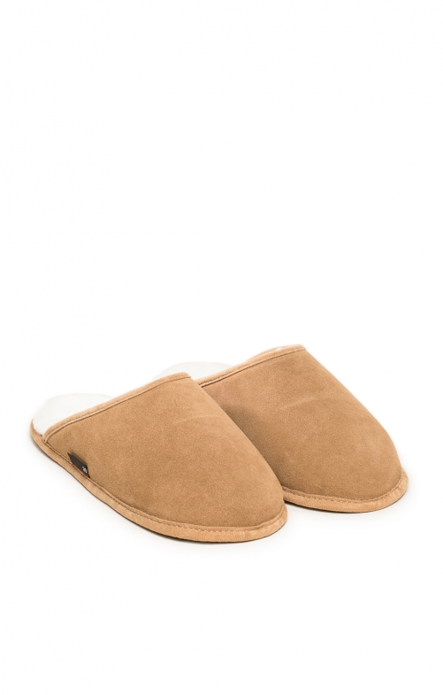 Lambskin slippers 77030-1003 tabac