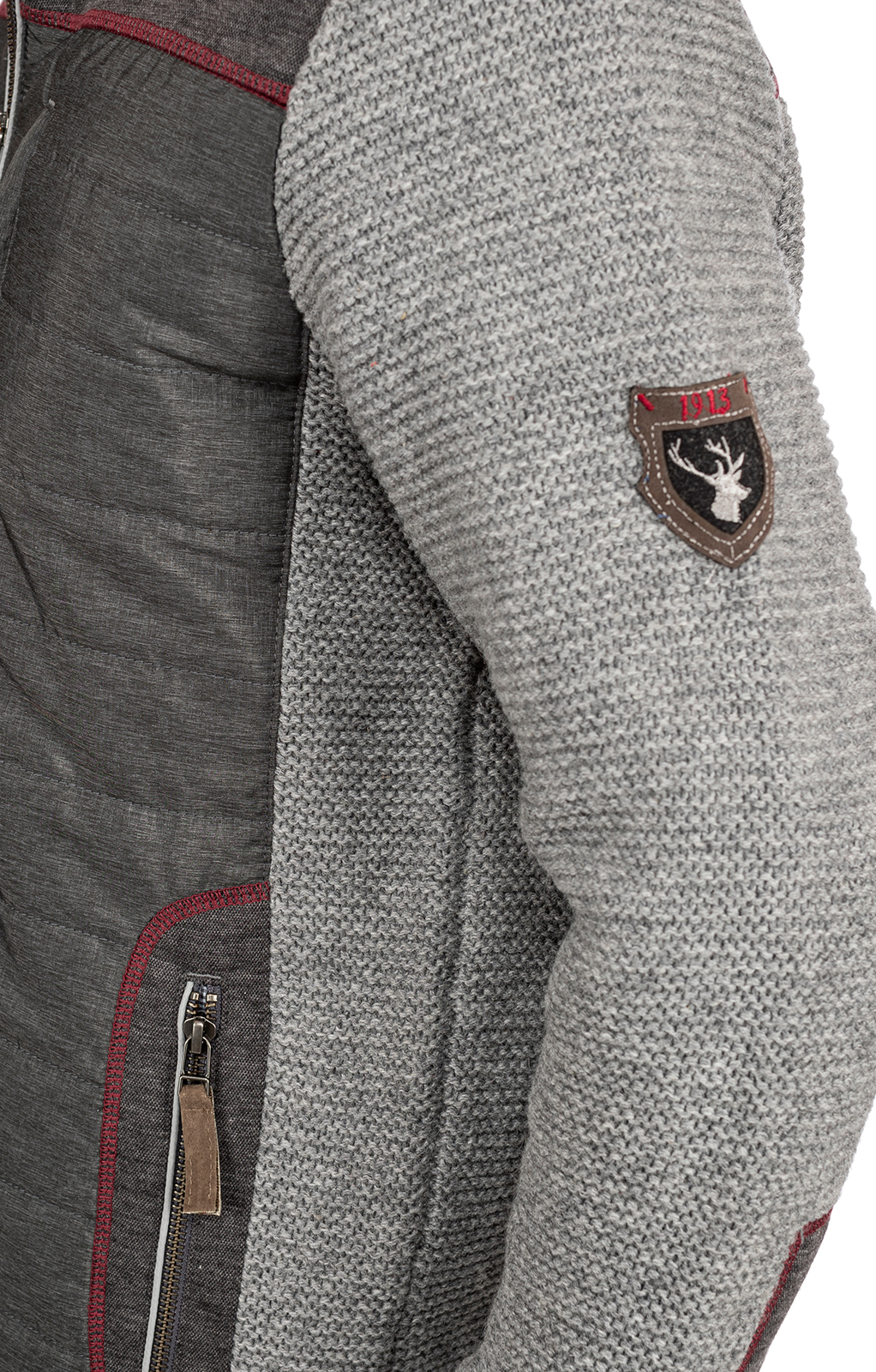 weitere Bilder von Outdoor German traditional jacket NACHBAR anthracite gray