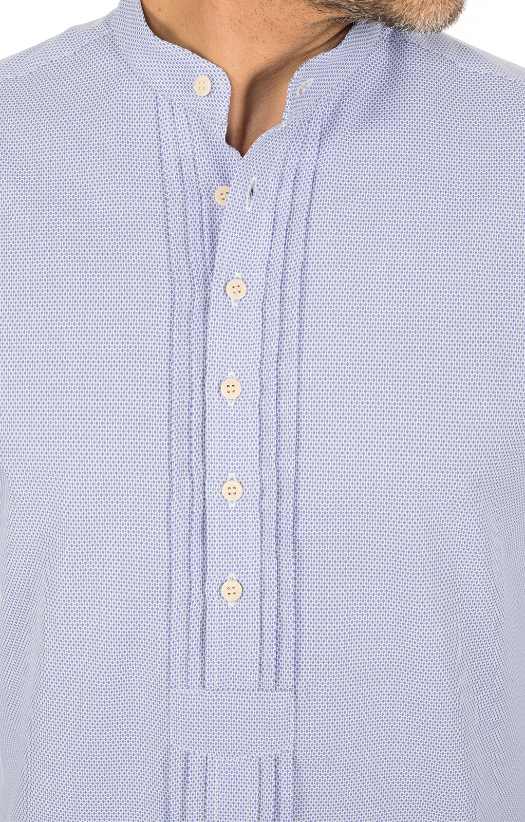 weitere Bilder von German traditional shirt Pfoad GRATANO blue
