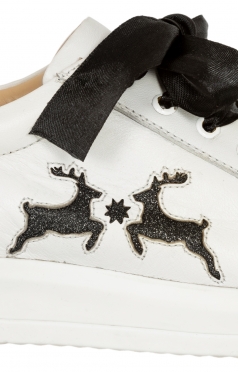 Schuh DORLE NAPPA weiss schwarz Schuh DORLE NAPPA weiss schwarz