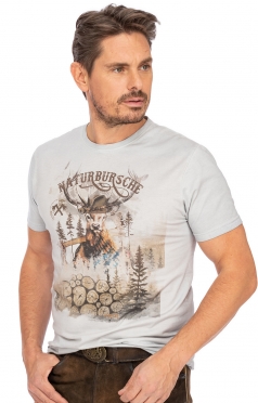 Men´s T-Shirts GUIDO medium gray S Men´s T-Shirts GUIDO medium gray S