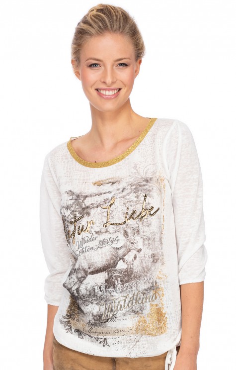 Die Jung Sinzerin - Schafkopfen - T-Shirt Damen weiß Gehering