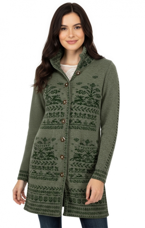 Strickjacke WINDHAM moos