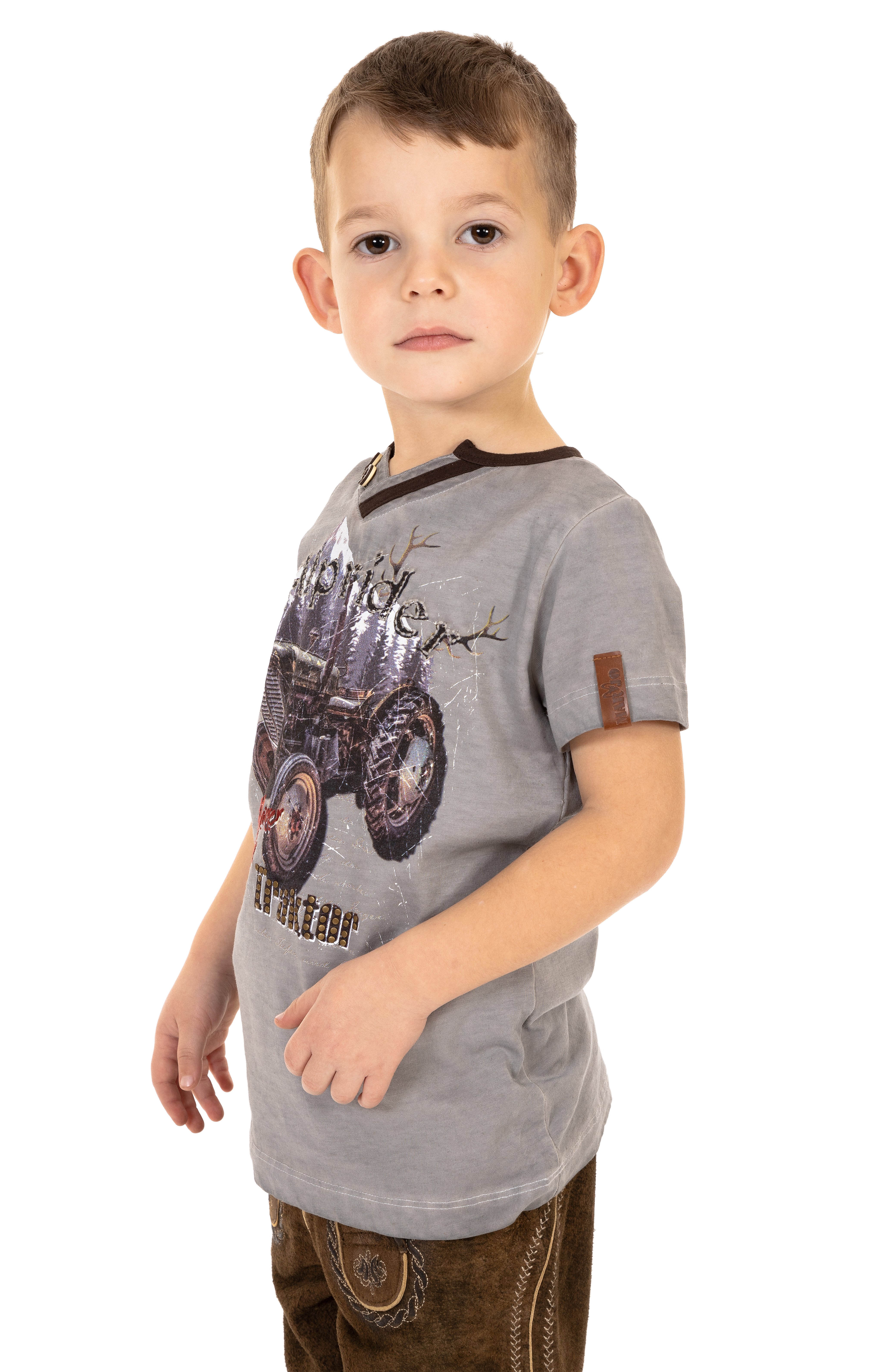 weitere Bilder von Trachten Kinder T-Shirt E15 KLAAS KIDS grau