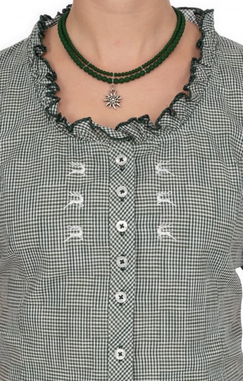 Bluse 451000-3515-56 trachtengrün