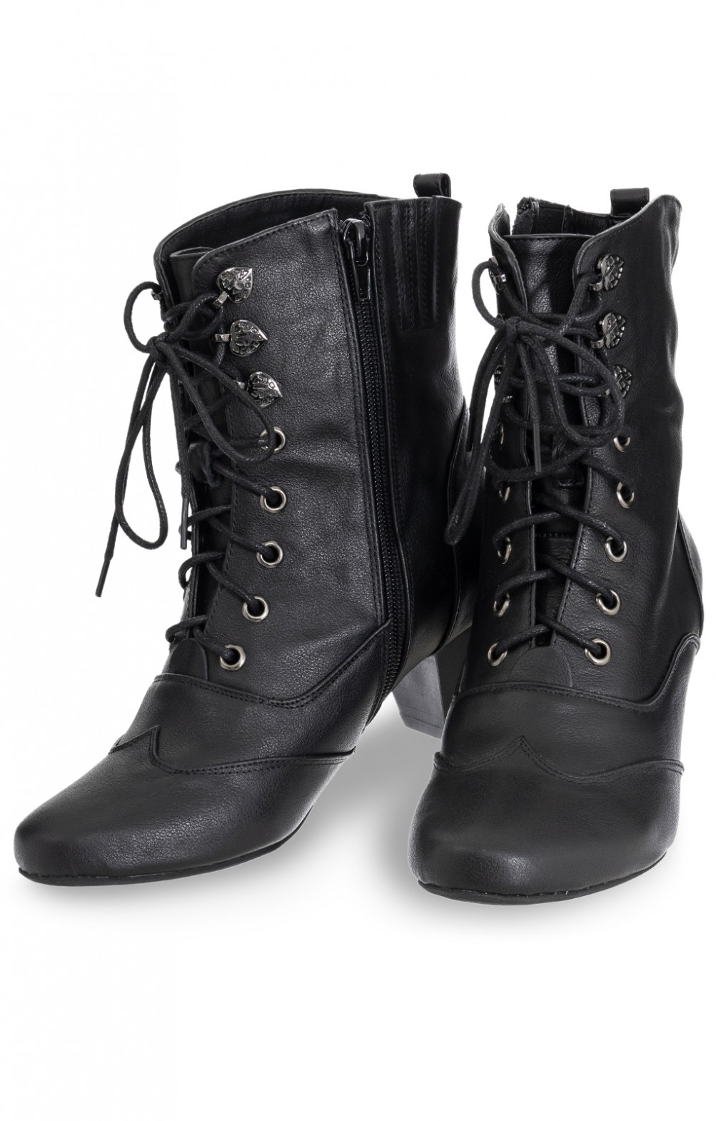 Block Heel Ankle Boots Niedriger Schaft Kitten Heel Stiefeletten