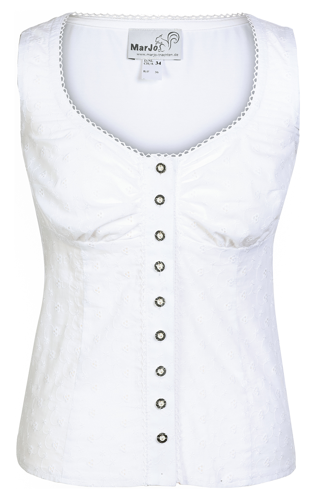 weitere Bilder von Traditional blouse TAHITI white
