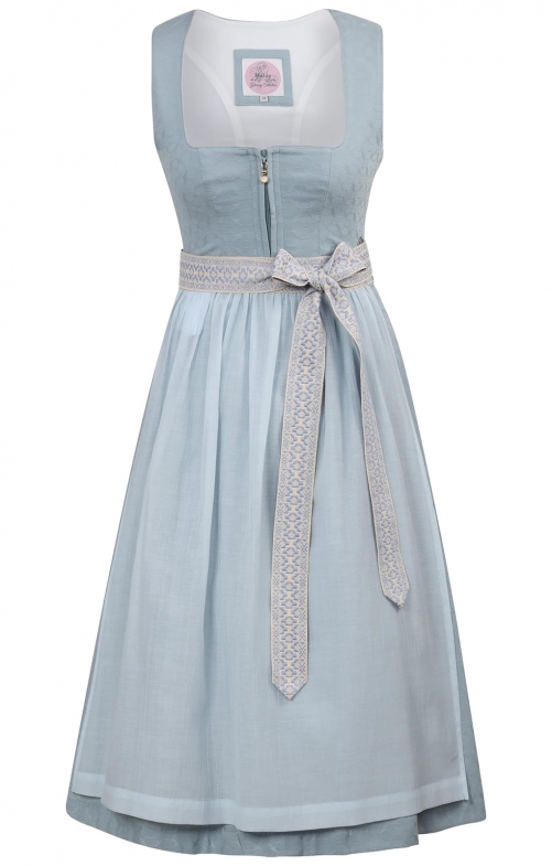 Dirndl 70cm 2tlg. LANDL eisblau
