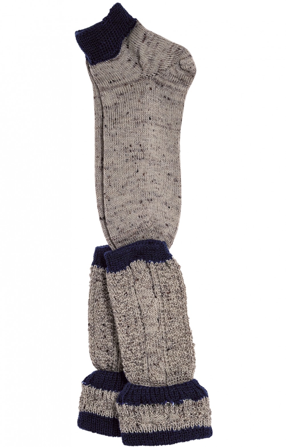 Trachten Loferl Aus Merinowolle - Gemütliche Wadenwärmer Im Karo-Design