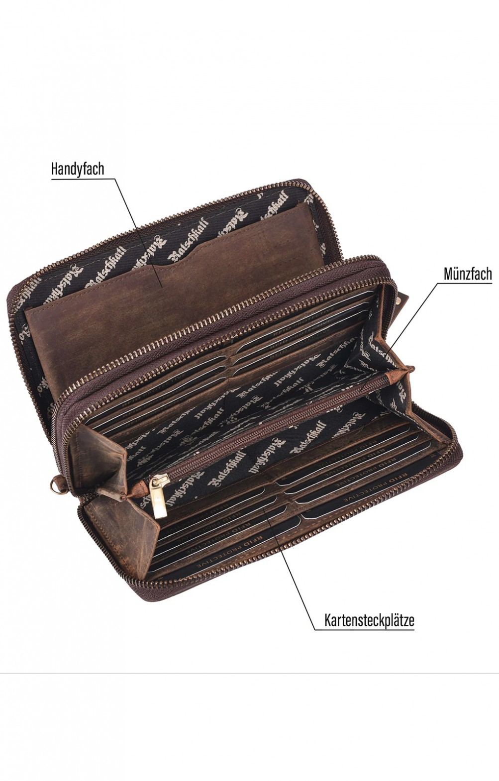 Ratschkatl Classic Geldbörse Große Gretl