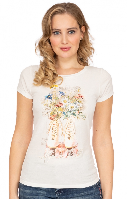 Tiroler T-Shirt MILA edelweiss