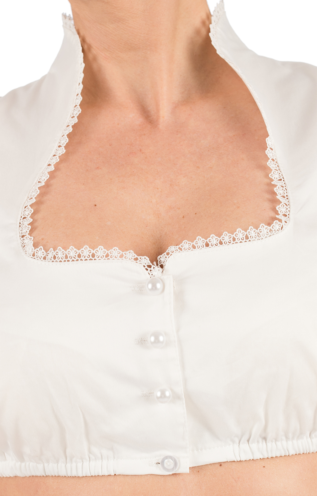 weitere Bilder von Camicia per Dirndl Trachten CARA ecru