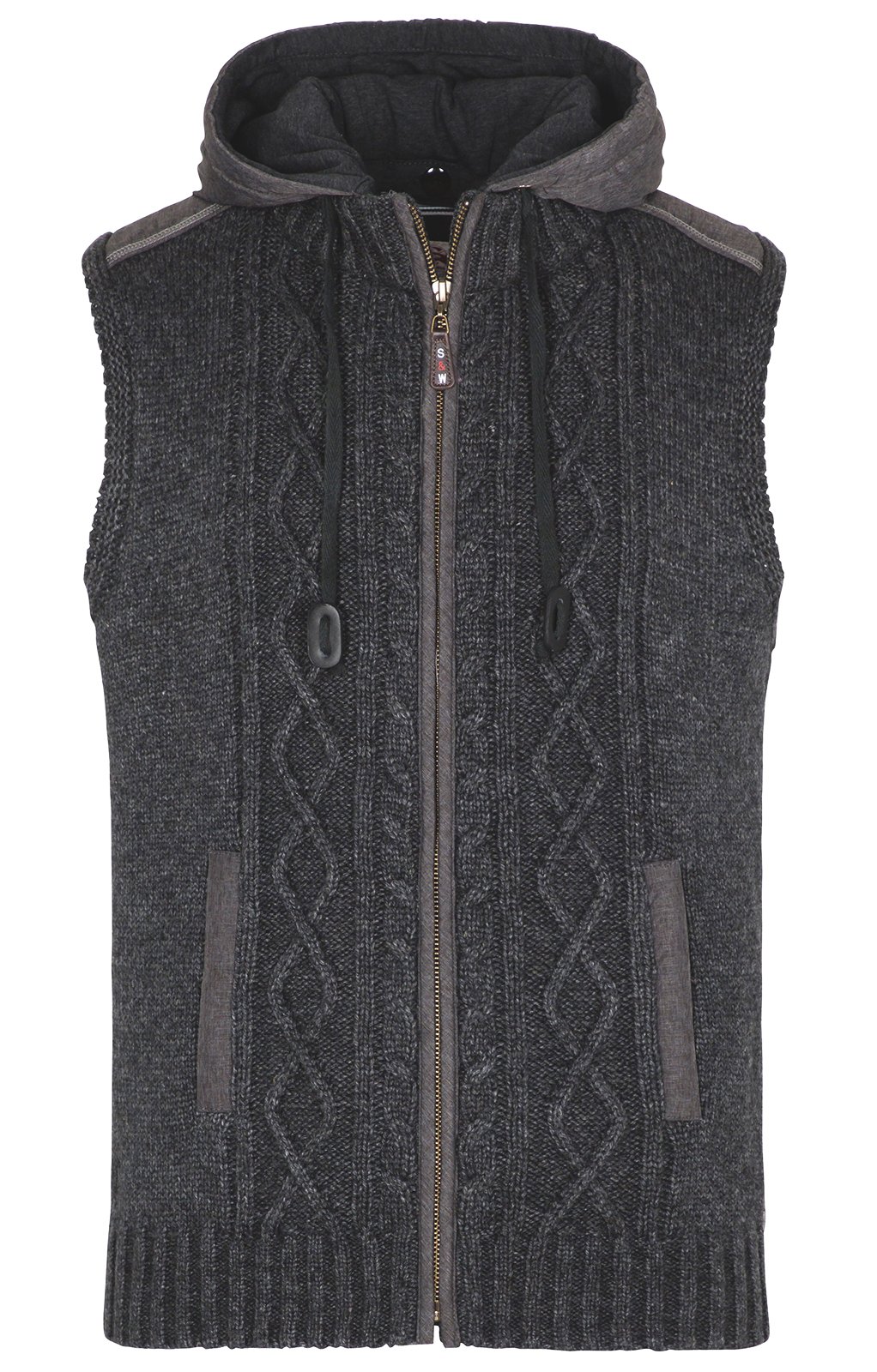weitere Bilder von Traditional vest HAINBURG Hoodie dark gray