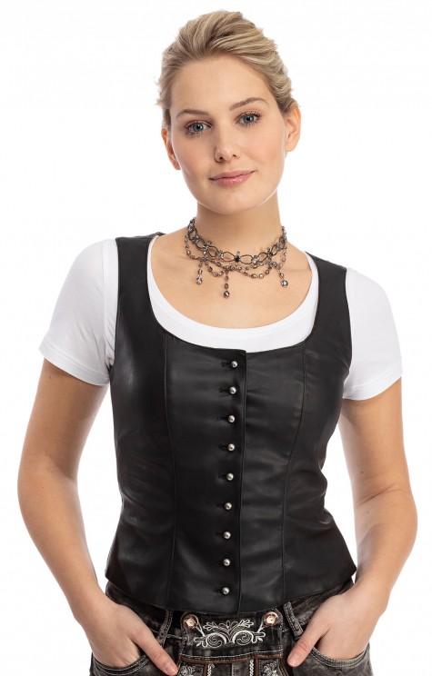 Latex Mieder Schwarz Größe S – Mit Forming-Stäbchen, Schnellverschluss Vorne, Schnürung Hinten