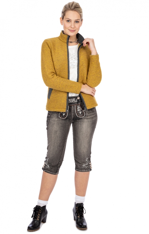 Jacke ALEA gelb grau