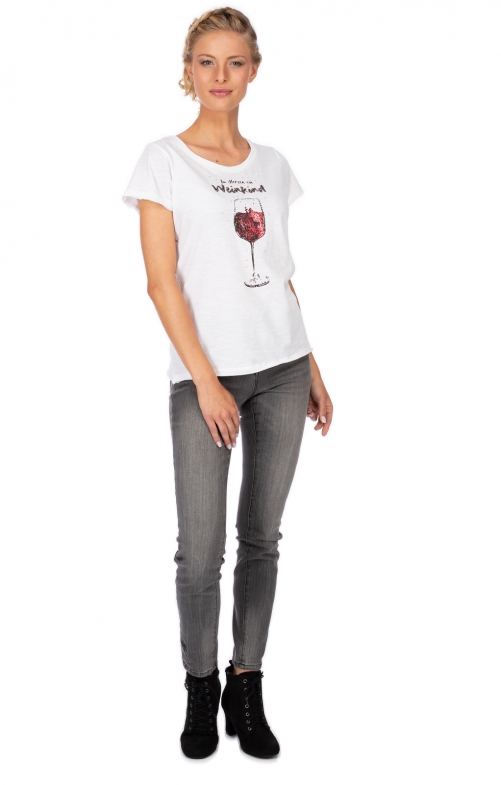 T-Shirts tradizionali WEINKIND bianco