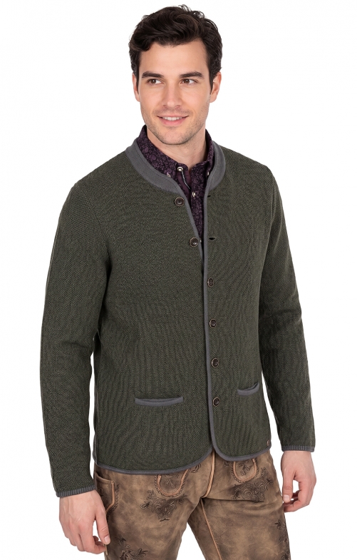 Strickjacke FELICIO oliv