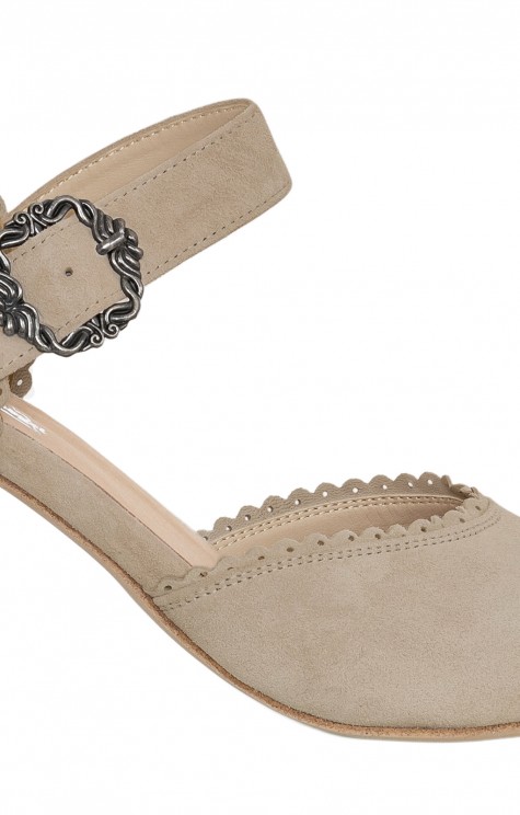 Trachtenpumps Isabell taupe