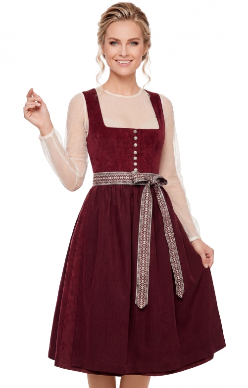 Dirndl 75 cm 2 pezzi LEOPOLDSDORF melograno