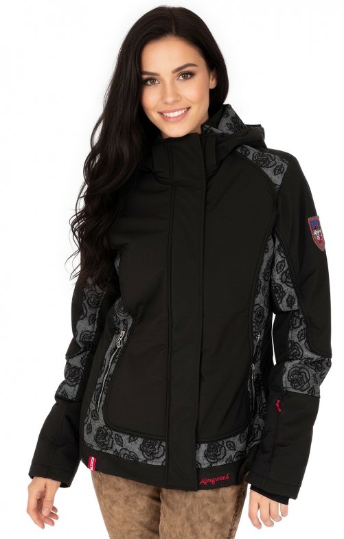 Jacke BEERENKOGEL schwarz shadow