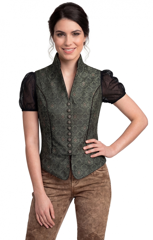 Mieder BARONIKA dunkelgrün