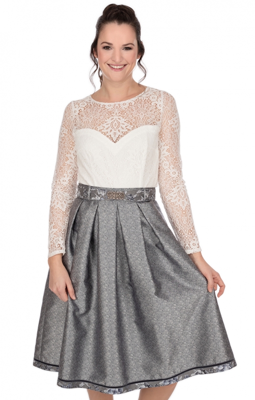 Tracht Skirts 65cm GISELE silver gray