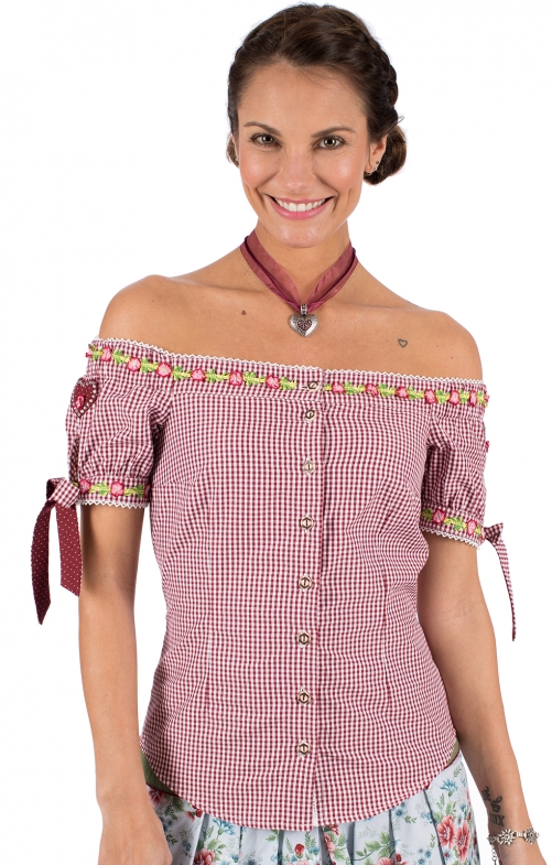 Traditional blouse FERNANDA-BELITA red