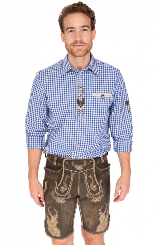 Pantaloni corti con Cintura Briensz humus nappato