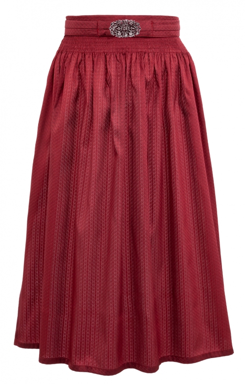 Grembiule Dirndl 65cm SC700 bordeaux con chiusura
