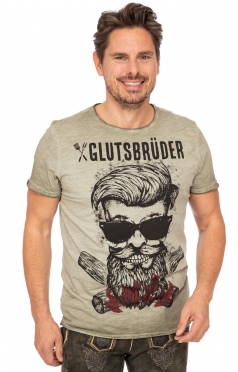 T-Shirt GLUTSBRÜDER oliv T-Shirt GLUTSBRÜDER oliv
