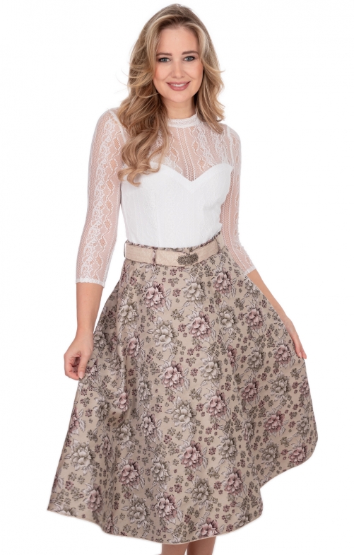 Tracht Skirts 70cm BIANCA champagne