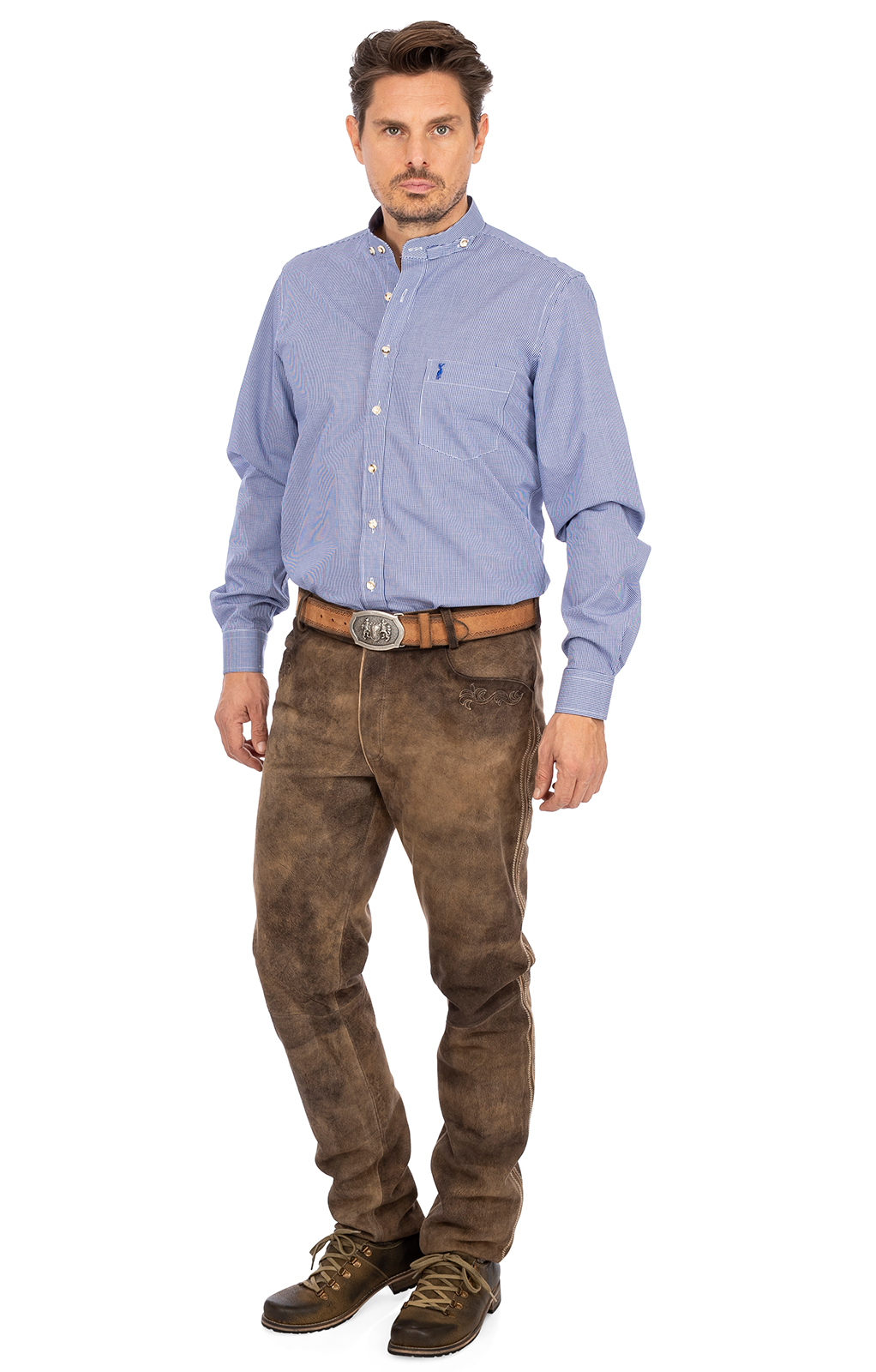 Maddox Lederhose long BARMSEE ZV antique rinde - bestellen