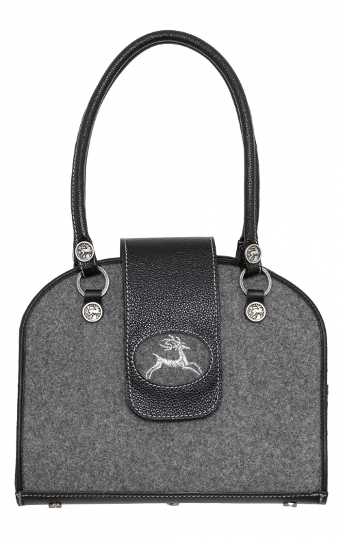 Shoulder bag 208-4169 black grey