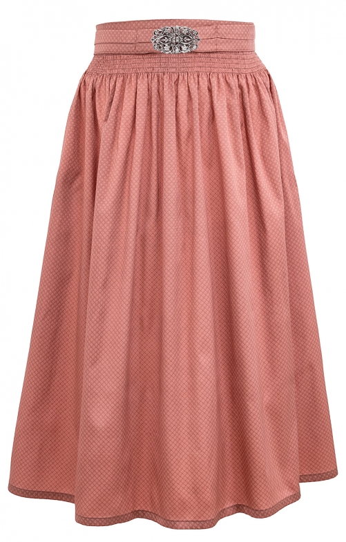 Grembiule Dirndl 65cm SC700 rosa antico con chiusura