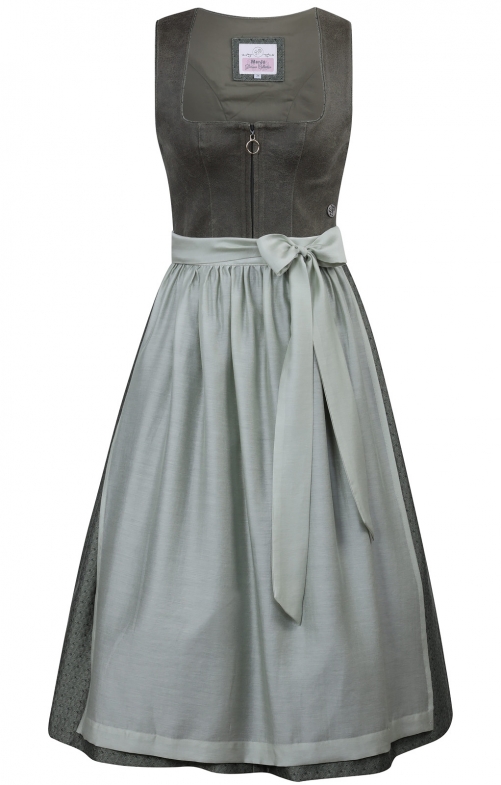 Dirndl 70cm 2tlg. PETERSHAUSEN artischock jadegrün