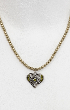 Perlenkette 1010-3590 oliv Perlenkette 1010-3590 oliv