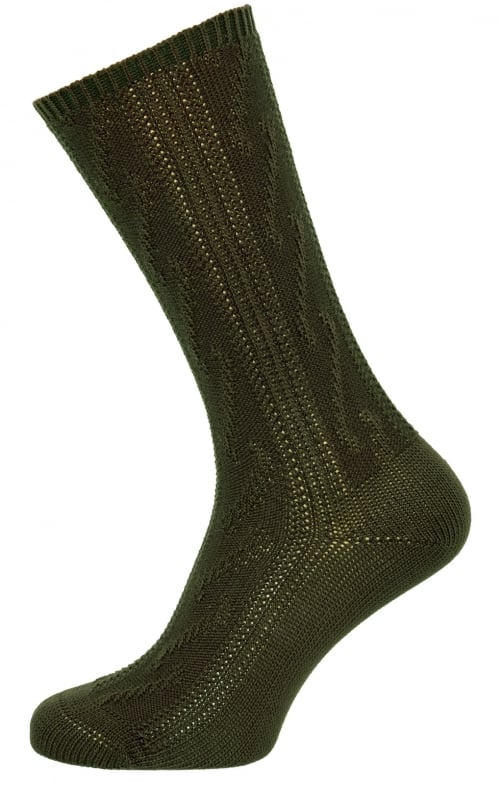Shopper socks LN3524 olive
