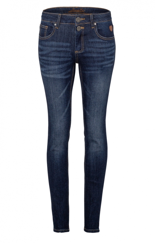 Jeanshose lang WANDA dunkelblau