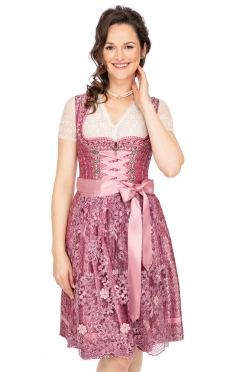 Dirndl and Dresse Mini 2pcs. 55cm NADINA berry 30 Dirndl and Dresse Mini 2pcs. 55cm NADINA berry 30