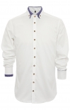 Tiroler Hemd 420004-4249-145 wit manier (Slim Fit)