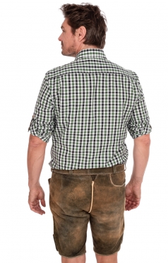 Lederhosen kort met riem HERMANN sparren Lederhosen kort met riem HERMANN sparren