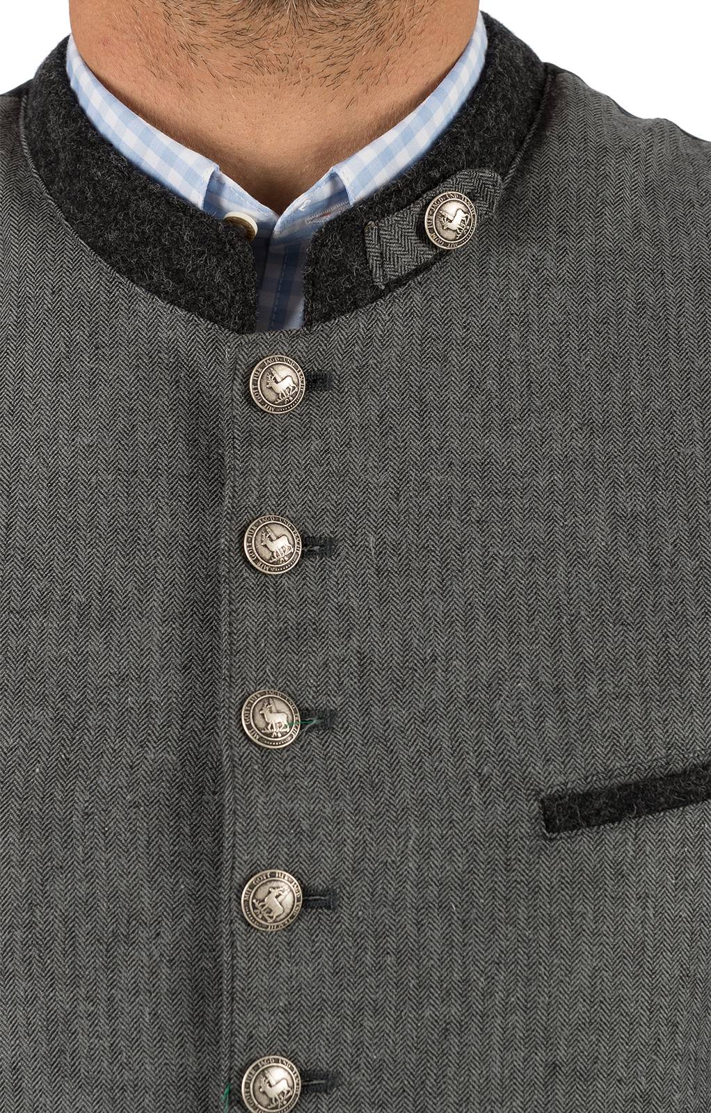 weitere Bilder von Traditional waistcoat 423000-3422-15 gray