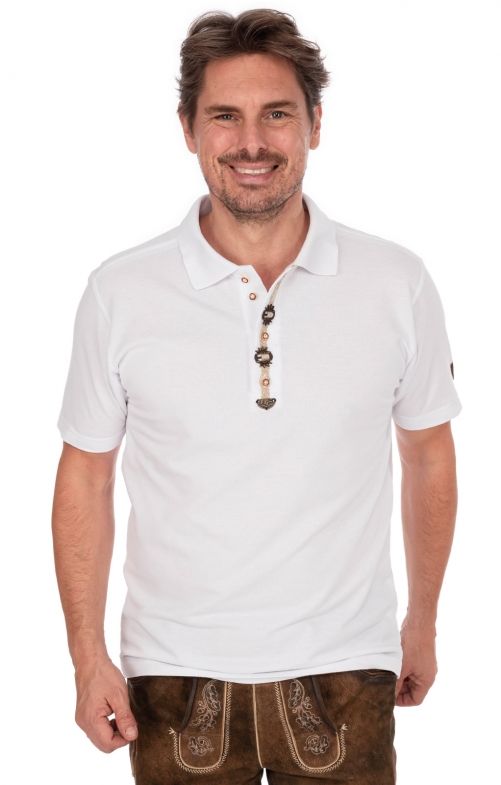 Uomo T-Shirt tradizionale 428057-1110-01 bianco