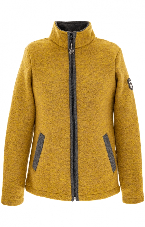 Jacke ALEA gelb grau