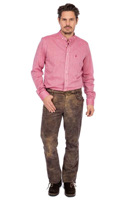 Lederhose lang HE1051 Deerlook Größe 60