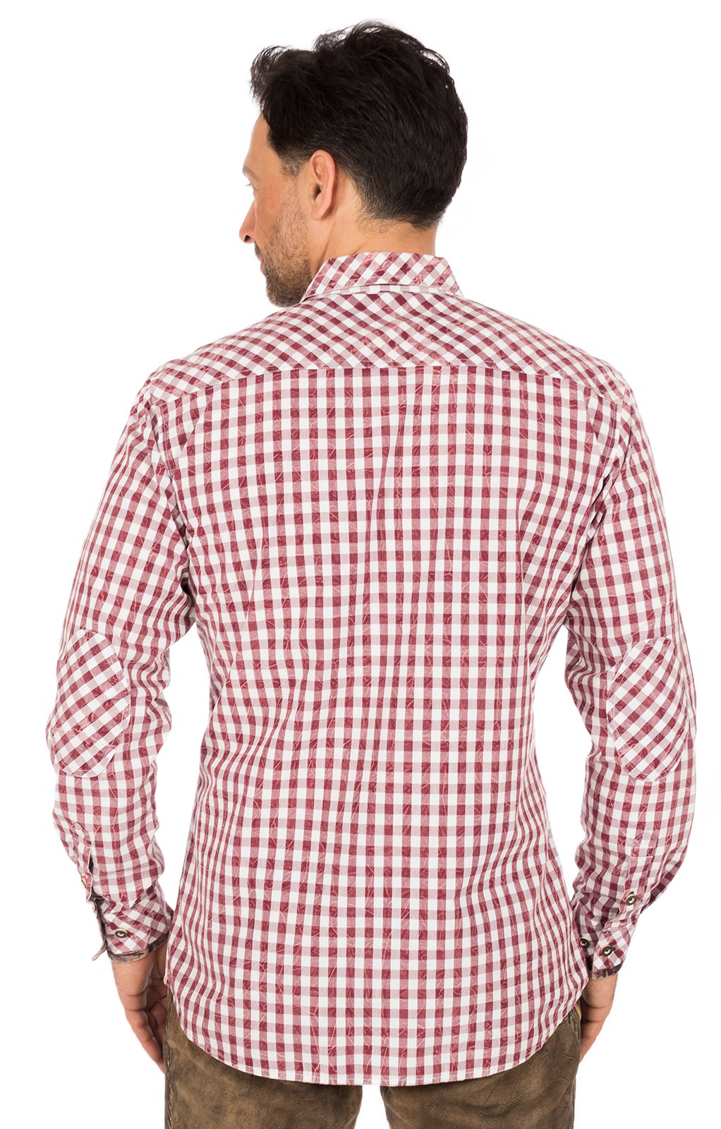 weitere Bilder von German traditional shirt white red