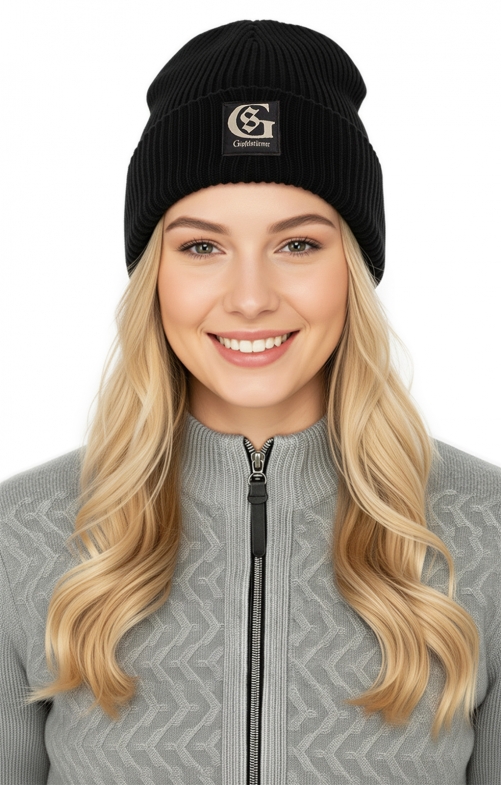 Strickmütze 429001-0771-70 schwarz