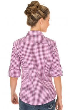 Camicetta per Trachten CHECKERED rosa Camicetta per Trachten CHECKERED rosa